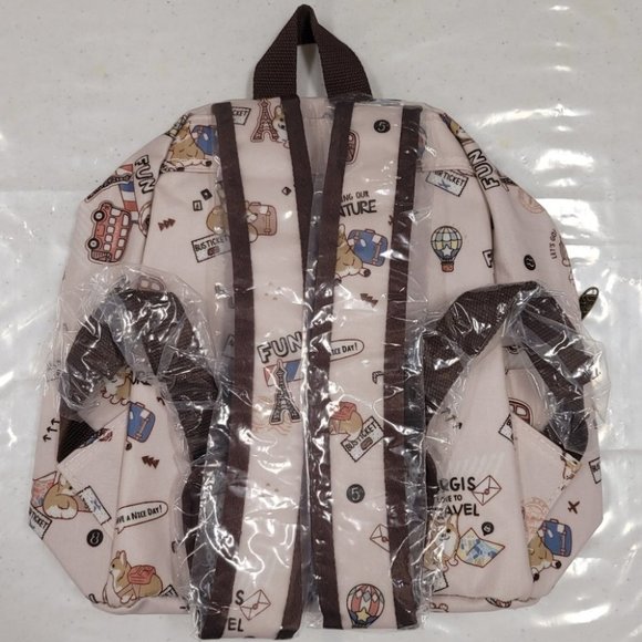 Waterproof Corgi Mini Small Travel Backpack - Picture 8 of 12